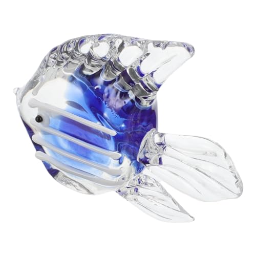 Happyyami Glasfischfiguren, Meerestier-skulptur, Küsten-nautik-Ornament – für Aquarium, Zuhause, Büro, Schreibtisch-Dekoration, Feiertage Und Geburtstage Happyyami Glasfischfiguren, Meerestier-skulptur, Küsten-nautik-Ornament – für Aquarium, Zuhause, Büro, Schreibtisch-Dekoration, Feiertage Und Geburtstage von Happyyami