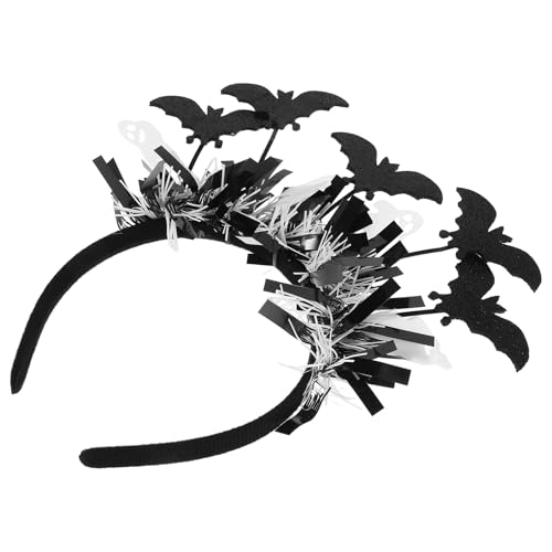 Happyyami Halloween Fledermaus-Geister-Stirnband: Haar-Accessoire für Damenkostüme, Partys, Cosplay-Festival-Haarband, Tag der Toten-Kopfschmuck für gruselige Dekorationen Happyyami Halloween Fledermaus-Geister-Stirnband: Haar-Accessoire für Damenkostüme, Partys, Cosplay-Festival-Haarband, Tag der Toten-Kopfschmuck für gruselige Dekorationen von Happyyami
