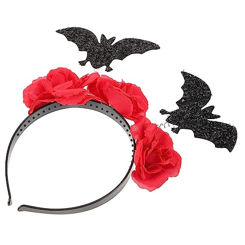 Happyyami Halloween Haarreif mit Schwarzer Spinne und Roten Blumen Perfektes Accessoire für Cosplay Halloween Partys und Kostüme Wiederverwendbar Geeignet für Haartypen Happyyami Halloween Haarreif mit Schwarzer Spinne und Roten Blumen Perfektes Accessoire für Cosplay Halloween Partys und Kostüme Wiederverwendbar Geeignet für Haartypen von Happyyami