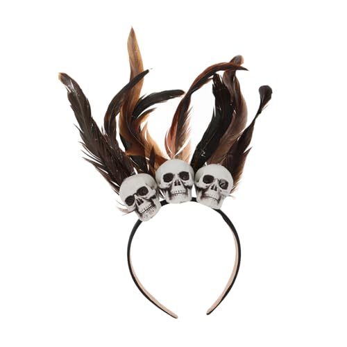 Happyyami Halloween Haarschmuck mit und Kunstfedern Cosplay Haarreif für Partys und Bühnenauftritte Bequem und Leicht für Halloween Feiern Happyyami Halloween Haarschmuck mit und Kunstfedern Cosplay Haarreif für Partys und Bühnenauftritte Bequem und Leicht für Halloween Feiern von Happyyami