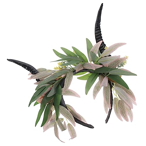 Happyyami Horn Stirnband mit Antilopenhorn für Halloween Karneval und Cosplay Schwarzes Goth Kopfschmuck Accessoire für Einzigartige Partys und Veranstaltungen Happyyami Horn Stirnband mit Antilopenhorn für Halloween Karneval und Cosplay Schwarzes Goth Kopfschmuck Accessoire für Einzigartige Partys und Veranstaltungen von Happyyami