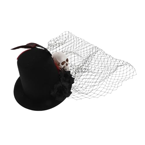 Happyyami Kleiner Fascinator-hut Mit Feder Und Netzschleier – Schwarzer Schleier-haarspange – Mini-teeparty-hüte, Haarschmuck, Kopfbedeckung Happyyami Kleiner Fascinator-hut Mit Feder Und Netzschleier – Schwarzer Schleier-haarspange – Mini-teeparty-hüte, Haarschmuck, Kopfbedeckung von Happyyami