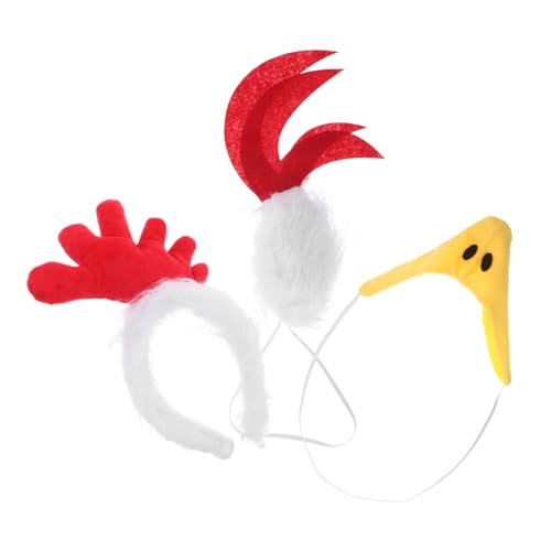 Happyyami Kostüm Haarreif Huhn Set Teiliges Hühnchen Accessoire für Ostern Geburtstagsfeiern und Feste Lustiges und Komfortables Outfit Highlight für Besondere Anlässe Happyyami Kostüm Haarreif Huhn Set Teiliges Hühnchen Accessoire für Ostern Geburtstagsfeiern und Feste Lustiges und Komfortables Outfit Highlight für Besondere Anlässe von Happyyami
