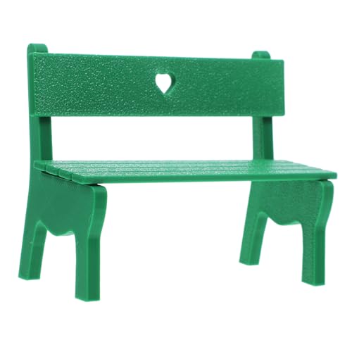 Happyyami Mikro-Landschaftsstuhl Miniaturmöbel Puppenhauszubehör Bankfigur Mini-Puppenhausmöbel Mini-Hausbedarf Mini-Gartenbank Mini-Hausschmuck Möbelmodell Mini-Bank-Modell pla Green Happyyami Mikro-Landschaftsstuhl Miniaturmöbel Puppenhauszubehör Bankfigur Mini-Puppenhausmöbel Mini-Hausbedarf Mini-Gartenbank Mini-Hausschmuck Möbelmodell Mini-Bank-Modell pla Green von Happyyami