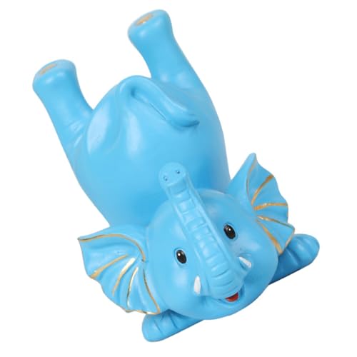 Happyyami Niedlicher Tier Brillenhalter aus Resin mit Rillen Design Dekorativer und Platzsparender Brillenständer für Zuhause und Büro Multifunktionales Desktop Ornament im Cartoon Stil von Happyyami