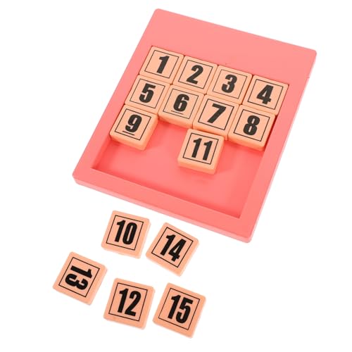 Happyyami Puzzle Vorschule Mathematik Gehirn Intelligenz Kleinkind Partygeschenke Intelligenz Entwicklung Frühes Lernen Formerkennung Holz Zahlen Kunststoff Rosa von Happyyami