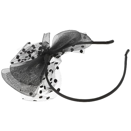 Happyyami Retro Netzspitzen Haarband mit Großem Schleifen Accessoire für Damen Stilvolles Haarschmuck für Partys und Besondere Anlässe Schwarz Happyyami Retro Netzspitzen Haarband mit Großem Schleifen Accessoire für Damen Stilvolles Haarschmuck für Partys und Besondere Anlässe Schwarz von Happyyami