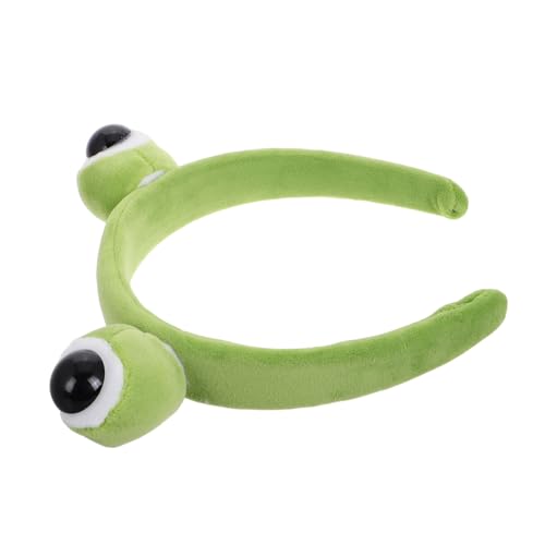 Happyyami Stirnband Frosch Kopfbedeckung Froschkopfkostüm Cartoon -Haarbänder Frosch-Stirnbänder für Frauen Frosch Zubehör Plastik Green Happyyami Stirnband Frosch Kopfbedeckung Froschkopfkostüm Cartoon -Haarbänder Frosch-Stirnbänder für Frauen Frosch Zubehör Plastik Green von Happyyami