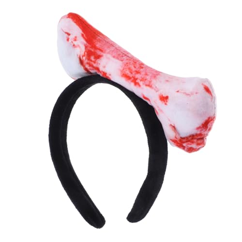 Happyyami Stoff Knochen Haarband für Lustige Partys Halloween Kostümzubehör Bequeme Kopfbedeckung für Festlichkeiten Hochzeiten und Maskeraden Wiederverwendbares Accessoire von Happyyami