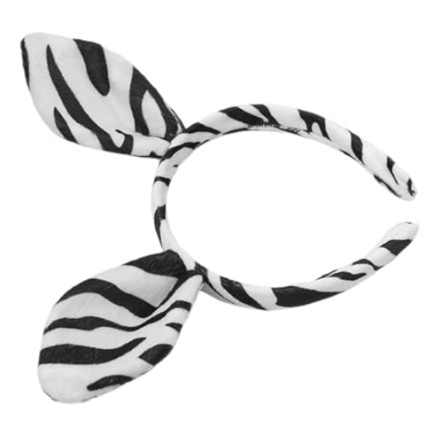 Happyyami Zebra Haarreif für Damen Lustiges Kostümzubehör für Halloween Karneval und Partys Bequemer Haarreifen für Tier Cosplay und Festlichkeiten Happyyami Zebra Haarreif für Damen Lustiges Kostümzubehör für Halloween Karneval und Partys Bequemer Haarreifen für Tier Cosplay und Festlichkeiten von Happyyami