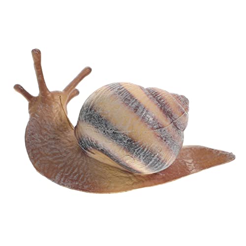 Happyyami simulierte Schneckenverzierungen realistische Schneckenfigur Simulation Schneckenfigur Tiere Miniatur-Schneckenmodell Simulation realistischer Schneckenfiguren süße Figuren Plastik von Happyyami
