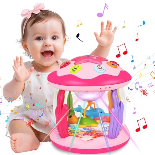 Hapyland Babyspielzeug 6-12 Monate Mädchen Geschenke: Babys Ozean rotierend leuchten Musikspielzeug für Kleinkinder 1 2 Jahre alt Krabbeln Lernen Säuglingsspielzeug 6 7 8 9 10 11 12 Monate altes Baby Hapyland Babyspielzeug 6-12 Monate Mädchen Geschenke: Babys Ozean rotierend leuchten Musikspielzeug für Kleinkinder 1 2 Jahre alt Krabbeln Lernen Säuglingsspielzeug 6 7 8 9 10 11 12 Monate altes Baby von Hapyland