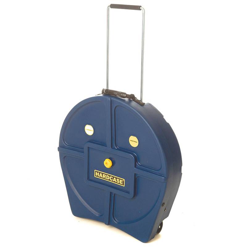 Hardcase Colored HNP9CYM22-DB Padded 22" Dark Blue Cymbal Trolley von Hardcase