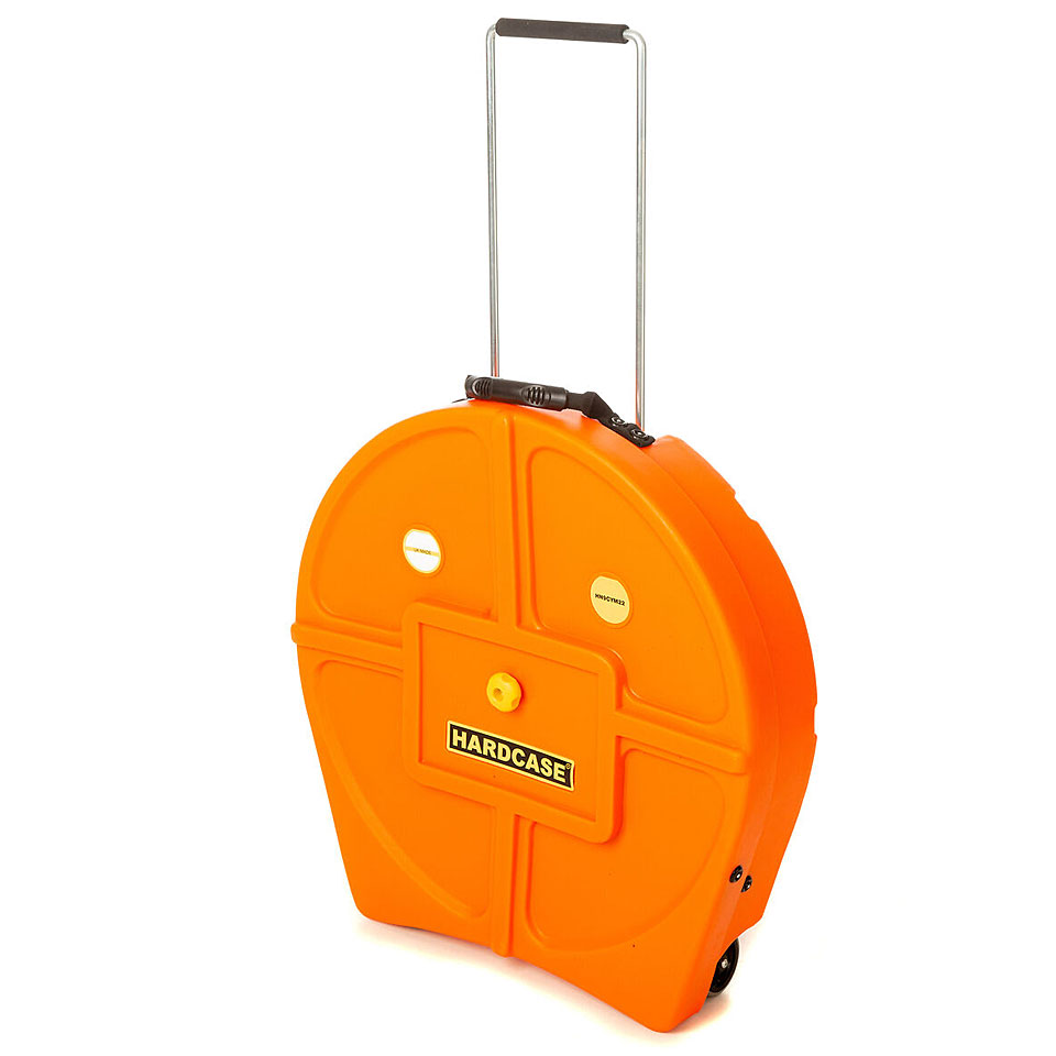 Hardcase Colored HNP9CYM22-O Padded 22" Orange Cymbal Trolley von Hardcase