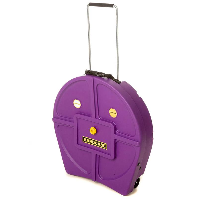 Hardcase Colored HNP9CYM22-PU Padded 22" Purple Cymbal Trolley von Hardcase