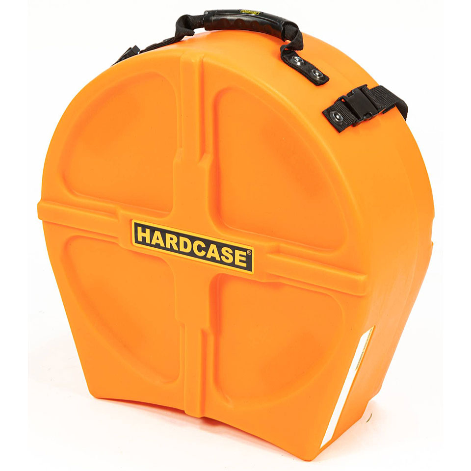 Hardcase Colored Fully Lined 14" Orange Snare Case Drumcase von Hardcase