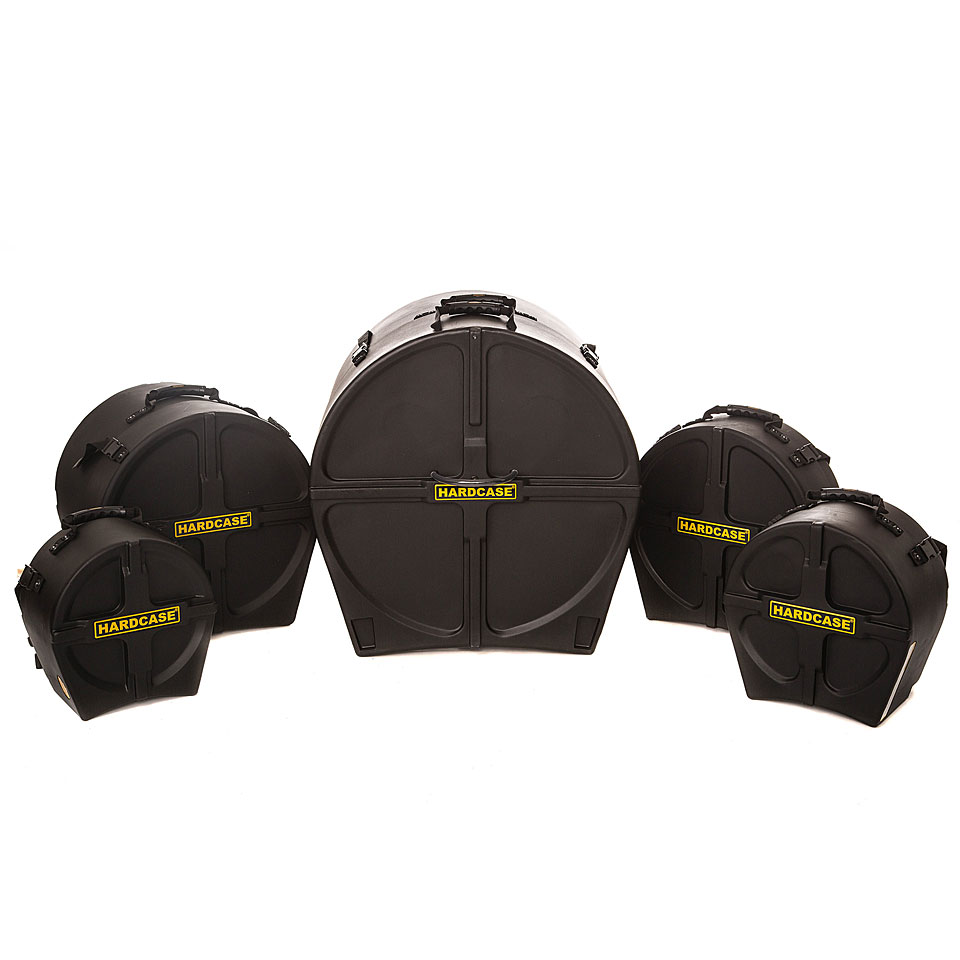 Hardcase HROCKFUS-3 22/10/12/16/14 Drum Case Set Drumcase von Hardcase