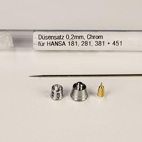 Harder & Steenbeck Düsensatz 0,2mm 218854 Chrom Fuer Hansa Harder & Steenbeck Düsensatz 0,2mm 218854 Chrom Fuer Hansa von Harder & Steenbeck