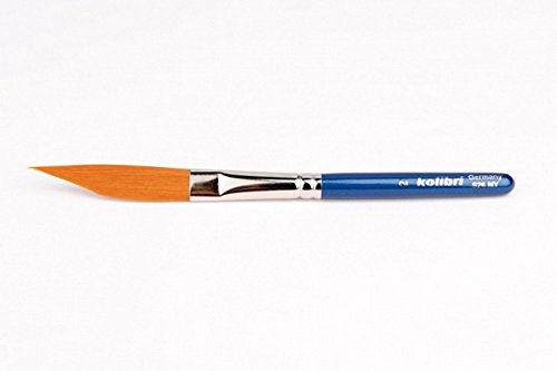 Harder & Steenbeck Pinsel Schwertschlepper NY Gr. 2 170021 - Orange, Golden Sable, Rund, 16 cm, 5 cm, 5 cm - Pinstriping Brush, Haarbürste - Automotive Enthusiasts, Car Painters - Erwachsene, Unisex von Harder & Steenbeck