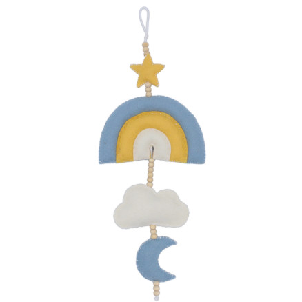 DIY-Set Regenbogen Aufhänger Blau Filz von Hardicraft