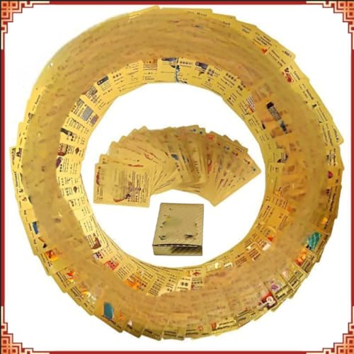 55 Stück sortierte Goldfolien-TCG-Karten, erhältlich in Englisch, Deutsch, Französisch, Spanisch und Italienisch, Cartoon-Sammelkarten, Sammlerstück, Gold-C-ard-Set. 55 Stück sortierte Goldfolien-TCG-Karten, erhältlich in Englisch, Deutsch, Französisch, Spanisch und Italienisch, Cartoon-Sammelkarten, Sammlerstück, Gold-C-ard-Set. von Hardware Tribe