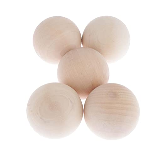 Harilla 5 Stücke Natürliche Holzkugeln Perlen Buche Holzkugel Hartholzkugeln Fest 60mm Harilla 5 Stücke Natürliche Holzkugeln Perlen Buche Holzkugel Hartholzkugeln Fest 60mm von Harilla
