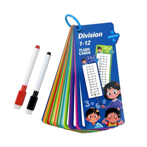 Harilla 0-12 Tischmathematikkarten Home Learning Aids Compact Design Rundete Kanten für den Lehrer 3.1x7inch Tränenwiderstand 15 Karte, Division Harilla 0-12 Tischmathematikkarten Home Learning Aids Compact Design Rundete Kanten für den Lehrer 3.1x7inch Tränenwiderstand 15 Karte, Division von Harilla