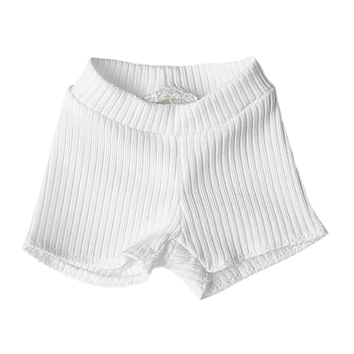 Harilla 1/6 Actionfiguren Shorts Puppenkleidung Puppendekor Kinder Erwachsene Geschenke DIY Puppenanziehsachen Weiche 12 Zoll weibliche Figur Kurze Hosen, Weiß von Harilla