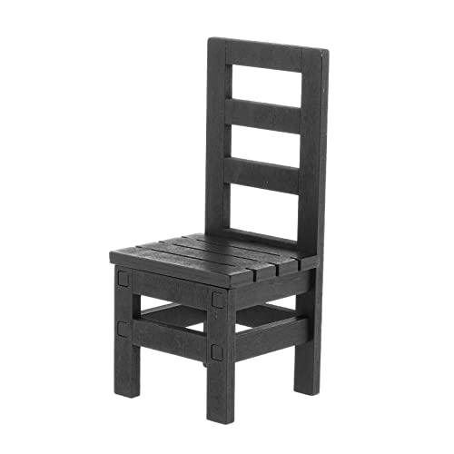 Harilla 1/6 Gradeinteilung Stuhl Schreibtisch Tisch für 12" Actionfigur Zubehör Puppenhaus Dekoration Miniaturmöbel, Stuhl Schwarz Harilla 1/6 Gradeinteilung Stuhl Schreibtisch Tisch für 12" Actionfigur Zubehör Puppenhaus Dekoration Miniaturmöbel, Stuhl Schwarz von Harilla