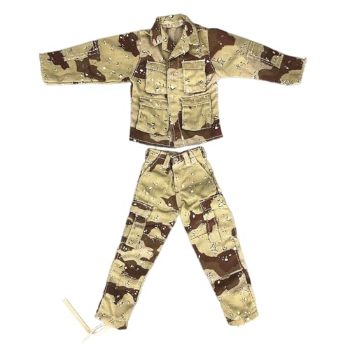 Harilla 1/6 Maßstab Miniatur Puppe männliche Jacke und Hose Outdoor-Trainingskleidung Kostüm für 12'' männliche Actionfiguren Körper Zubehör von Harilla