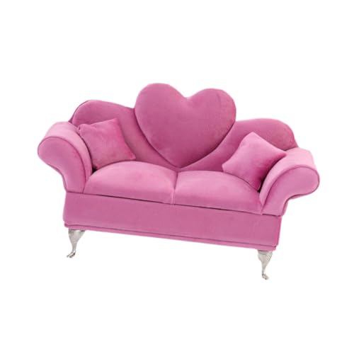 Harilla 1/6 Puppenhaus-Sofa, Elegantes Lebensszenen-Dekor, Miniaturmöbel, Mädchen und Frauen, Schmuckschatulle für 12-Zoll-Puppen, Puppenhaus-Actionfiguren, ROSA Harilla 1/6 Puppenhaus-Sofa, Elegantes Lebensszenen-Dekor, Miniaturmöbel, Mädchen und Frauen, Schmuckschatulle für 12-Zoll-Puppen, Puppenhaus-Actionfiguren, ROSA von Harilla