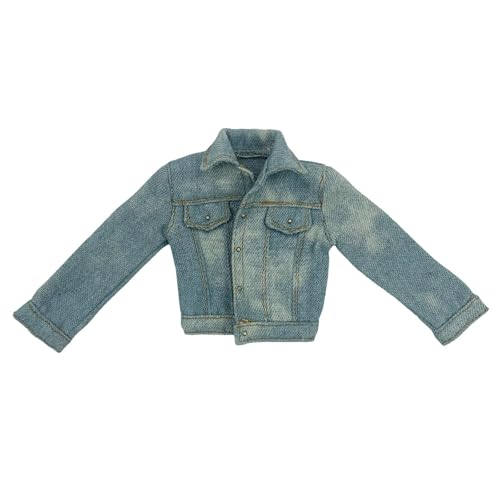 Harilla 1/6 Puppenjacke, Outfit, Mini -Kinder tun Play -Kostüm, Puppenkleidung für 12 -Zoll -Actionfiguren Zubehör Dekoration, Hellblau Harilla 1/6 Puppenjacke, Outfit, Mini -Kinder tun Play -Kostüm, Puppenkleidung für 12 -Zoll -Actionfiguren Zubehör Dekoration, Hellblau von Harilla