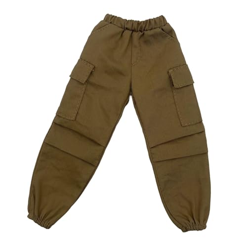 Harilla 1/6 männliche Figur Hose Miniatur Puppen Hose handgemachte Mode 1/6 männliche Figur Hose für Action-Figuren 12'' Zubehör, Khaki Harilla 1/6 männliche Figur Hose Miniatur Puppen Hose handgemachte Mode 1/6 männliche Figur Hose für Action-Figuren 12'' Zubehör, Khaki von Harilla