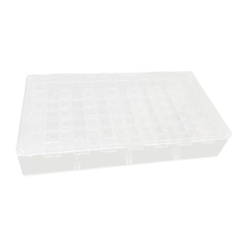 Harilla 1/64 Model Autorad Aufbewahrungsbox Organizer Compact Geschenkidee Acryl Display Hülle staubdicht für Sammler Kinder Erwachsene Jungen, 42 Gitter von Harilla