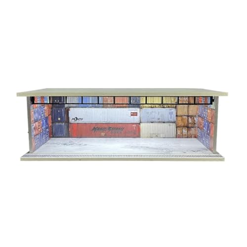 Harilla 1/64 Modellauto-Vitrine, Sammlergeschenk, staubdicht, dekorative Foto-Requisite, Ornament, Parkplatzszene, Mikrolandschaftsdekor, Style B Harilla 1/64 Modellauto-Vitrine, Sammlergeschenk, staubdicht, dekorative Foto-Requisite, Ornament, Parkplatzszene, Mikrolandschaftsdekor, Style B von Harilla