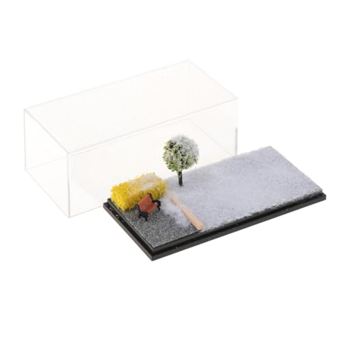 Harilla 1/64 Modellauto-Vitrine, staubdichte Abdeckung, DIY-Parkszene, Diorama-Vitrine für Druckgussfahrzeuge für kleine Figuren, Winterszene Harilla 1/64 Modellauto-Vitrine, staubdichte Abdeckung, DIY-Parkszene, Diorama-Vitrine für Druckgussfahrzeuge für kleine Figuren, Winterszene von Harilla