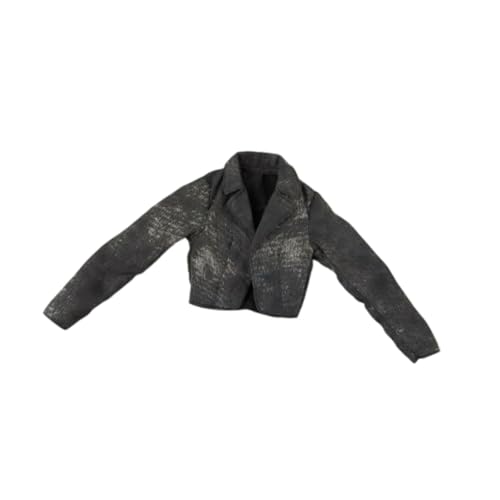 Harilla 1: 6 Mantel Miniatur -Outfit komfortable leichte Accessoire Requisite tragbare Trendy Casual Puppenmodell Kurzjacke Figur Körper, Schwarzgrau Harilla 1: 6 Mantel Miniatur -Outfit komfortable leichte Accessoire Requisite tragbare Trendy Casual Puppenmodell Kurzjacke Figur Körper, Schwarzgrau von Harilla