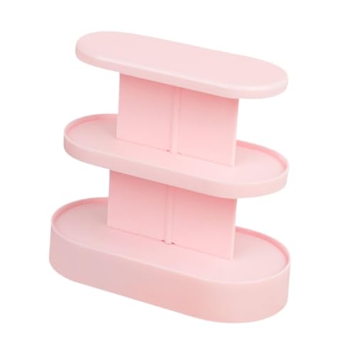 Harilla 1:12 Dollhouse Display Regal Food Counter Accessoires Miniaturmöbel für Supermarktregale DIY -Projekte kreative Spielzeuge, Rosa von Harilla