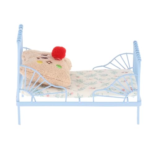 Harilla 1:12 Puppenhaus Miniatur Bett Puppenhaus Möbel Blumenzweig Zartes Puppenhaus Miniatur Puppenhaus Bett für Kinderzimmer Harilla 1:12 Puppenhaus Miniatur Bett Puppenhaus Möbel Blumenzweig Zartes Puppenhaus Miniatur Puppenhaus Bett für Kinderzimmer von Harilla