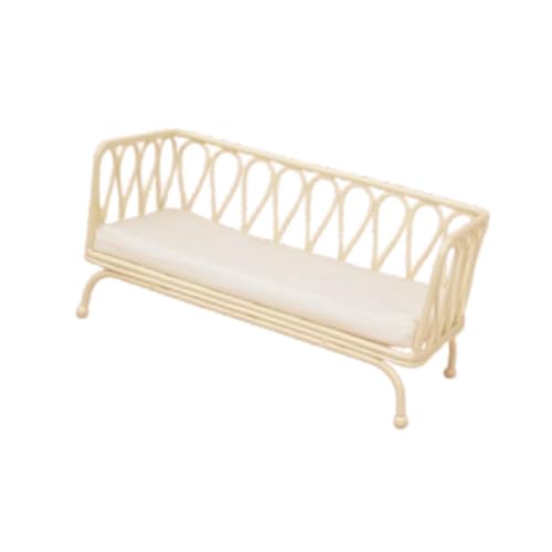 Harilla 1:12 Puppenhaus Sofa Miniatur Möbel Simulation Zubehör Spielzeug Puppe Zubehör Dekoration für Wohnzimmer Schlafzimmer Dekor, Doppelsofa Harilla 1:12 Puppenhaus Sofa Miniatur Möbel Simulation Zubehör Spielzeug Puppe Zubehör Dekoration für Wohnzimmer Schlafzimmer Dekor, Doppelsofa von Harilla