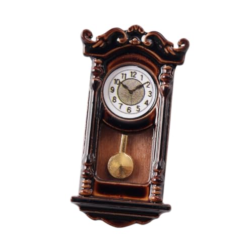 Harilla 1:12 Römische Uhr Puppenzubehör Dekoration Dekorative DIY ACCS Roman Uhr Vintage Wanduhr für Rollenspiele Fensteranzeige, Flache Glocke Harilla 1:12 Römische Uhr Puppenzubehör Dekoration Dekorative DIY ACCS Roman Uhr Vintage Wanduhr für Rollenspiele Fensteranzeige, Flache Glocke von Harilla