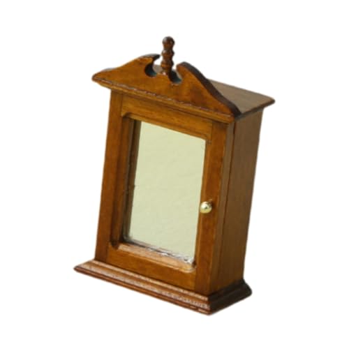 Harilla 1:12 Skala Dollhouse Miniatur -Garderobe, vorgetäuschtes Spielzeug, Simulation Accessoire Mini Garderobe Model für Kinder Mädchen, Walnussholz Harilla 1:12 Skala Dollhouse Miniatur -Garderobe, vorgetäuschtes Spielzeug, Simulation Accessoire Mini Garderobe Model für Kinder Mädchen, Walnussholz von Harilla