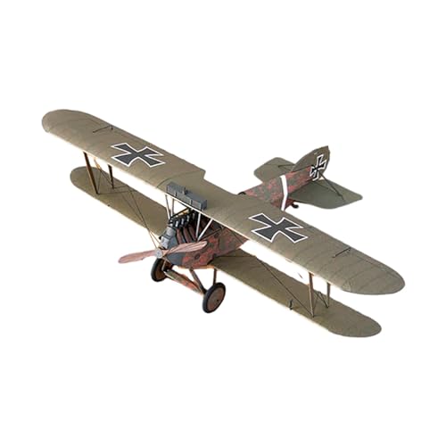 Harilla 1:33 Diecast D II Fighter Modell Flugzeugmodell Sammlerstücke Pädagogische DIY Flugzeug Handwerk 3D-Puzzle für Heim-Desktop-Regale von Harilla