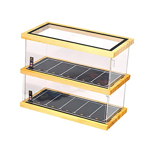 Harilla 1:64 Parkplatz Modell Acryl Vitrine für Mini Fahrzeuge, Garage Display, Stil d von Harilla
