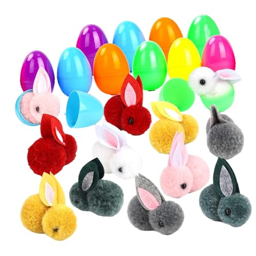 Harilla 12x Bunte Ostereier, Ostereierfüller mit Spielzeug, Partygeschenke, Osterhasen, Osterkörbchenfüller für Jungen, Teenager, Kinder Harilla 12x Bunte Ostereier, Ostereierfüller mit Spielzeug, Partygeschenke, Osterhasen, Osterkörbchenfüller für Jungen, Teenager, Kinder von Harilla
