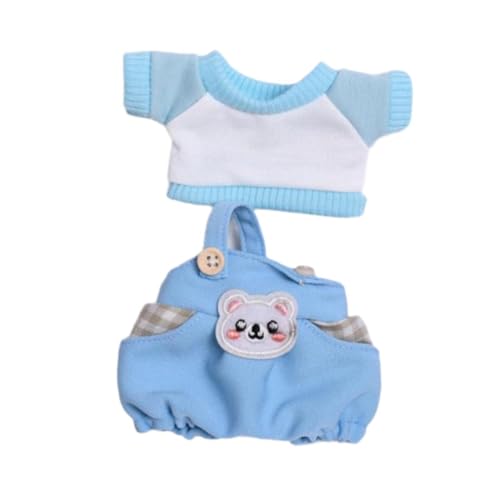 Harilla 15cm 17cm Plüsch Puppenkleidung,Puppen Overall Set,Plüsch Puppenzubehör,Anziehsachen,Kostüme Kuscheltiere Kleidung Stylisch, Blau Harilla 15cm 17cm Plüsch Puppenkleidung,Puppen Overall Set,Plüsch Puppenzubehör,Anziehsachen,Kostüme Kuscheltiere Kleidung Stylisch, Blau von Harilla
