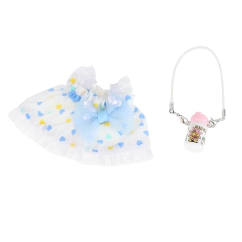 Harilla 15cm Puppenkleid,Puppenkleidung für Mädchen,süßes Puppenzubehör-Kostüm,modische süße Puppenkleidung,Haarschmuck für den Kindergeburtstag, Blaues Herz Harilla 15cm Puppenkleid,Puppenkleidung für Mädchen,süßes Puppenzubehör-Kostüm,modische süße Puppenkleidung,Haarschmuck für den Kindergeburtstag, Blaues Herz von Harilla