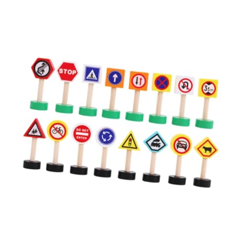 Harilla 16x Holzstraße Schilder Playset Track Accessoires Lernen Spielzeug Bildung für Eltern -Kind -Interaktion Kinder Kinder, Style B Harilla 16x Holzstraße Schilder Playset Track Accessoires Lernen Spielzeug Bildung für Eltern -Kind -Interaktion Kinder Kinder, Style B von Harilla