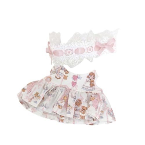 Harilla 17 cm Plüsch-Puppenkleid, niedliches DIY-Zubehör, weiches pädagogisches Partygeschenk für Kinder, Geburtstagsgeschenk, Kostüm, Puppenkleidung, Anzieh, Rosa Harilla 17 cm Plüsch-Puppenkleid, niedliches DIY-Zubehör, weiches pädagogisches Partygeschenk für Kinder, Geburtstagsgeschenk, Kostüm, Puppenkleidung, Anzieh, Rosa von Harilla