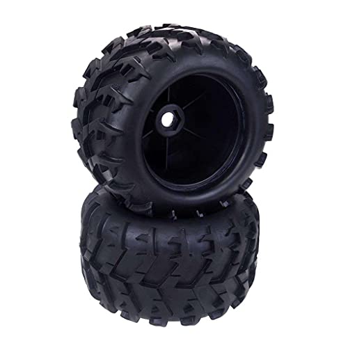 Harilla 2 STÜCKE Schwarz 1/8 Monster Truck Felgenreifen für HSP Ersatzteil Harilla 2 STÜCKE Schwarz 1/8 Monster Truck Felgenreifen für HSP Ersatzteil von Harilla